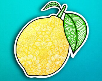 Lemon Sticker (WATERPROOF)