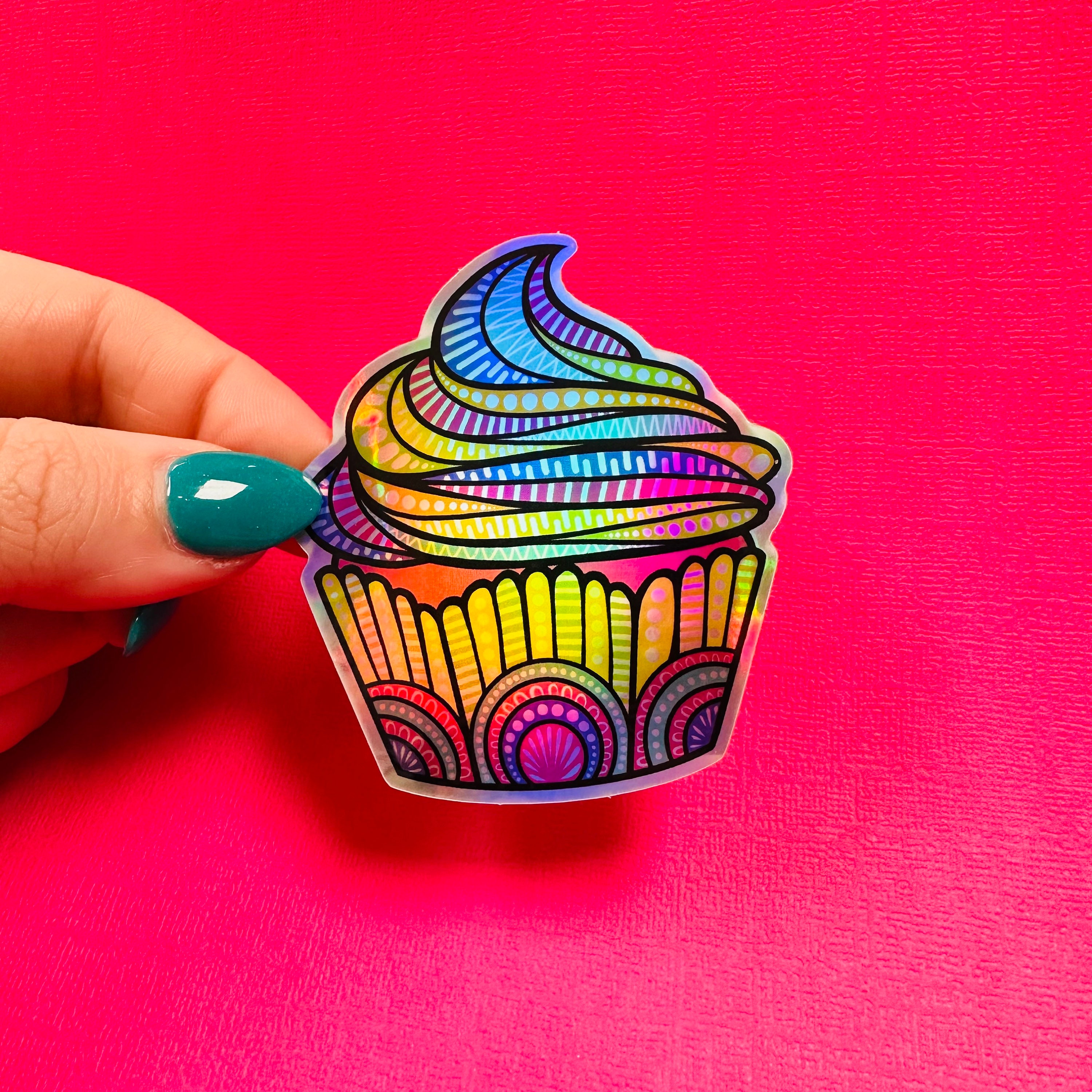 Cupcake Sticker