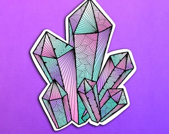 Crystals Sticker (WATERPROOF)