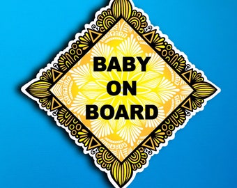 Baby on board Sticker (WATERPROOF)