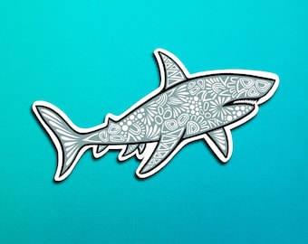 Great White Shark Sticker (WATERPROOF)