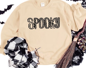 Cream Spooky Crewneck!