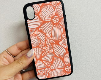 MISPRINTED - IPHONE xr- Orange Floral 50% OFF