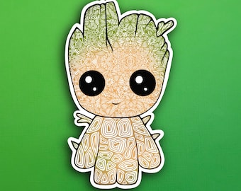 Baby Groot Sticker (WATERPROOF)