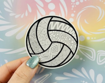 Misprinted Volleyball Sticker (WATERPROOF)