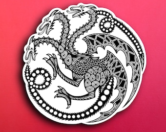 House Targaryen Sticker (WATERPROOF)