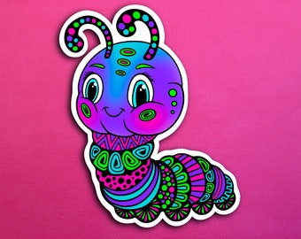 Zenimal - Clare the Caterpillar Sticker (WATERPROOF)