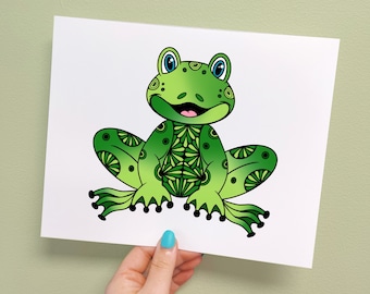 Fredi the Frog Print