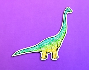 Brachiosaurus Dinosaur Sticker (WATERPROOF)