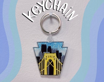 Keystone Acrylic Keychain