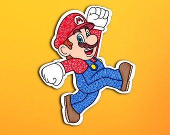 Mario Sticker (WATERPROOF)