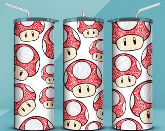 Mario Mushroom Tumbler 20oz