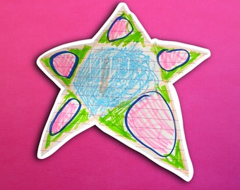 Pari's Cool Star Sticker (WATERPROOF)