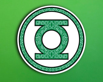 Green Lantern Sticker (WATERPROOF)