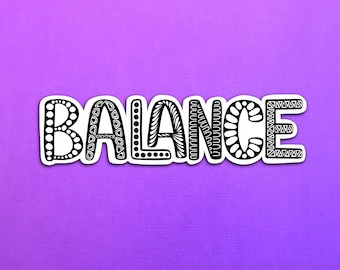 Balance Sticker (WATERPROOF)