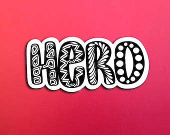 Hero Sticker (WATERPROOF)