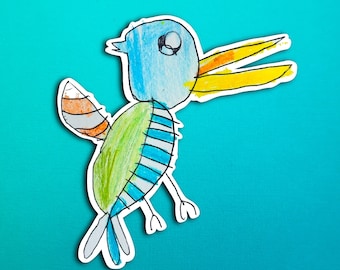 Pari's Honey the Hummingbird Sticker (WATERPROOF)