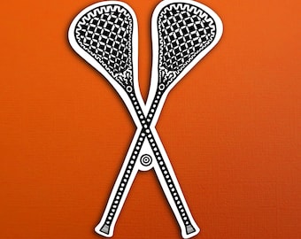 Lacrosse Sticker (WATERPROOF)