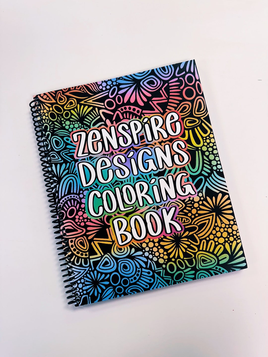 Zenspire Designs Coloring Book - Etsy