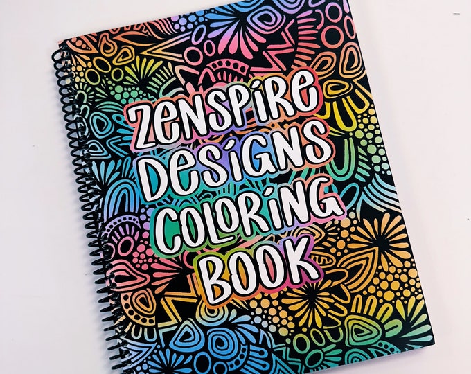 Featured listing image: Zenspire Designs Coloring Book