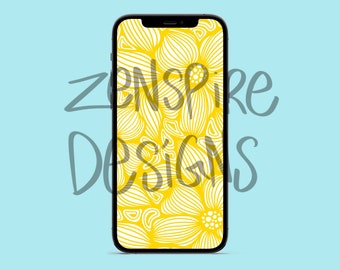 Yellow Flower Phone Wallpaper