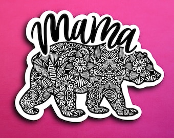 Mama Bear Sticker (WATERPROOF)