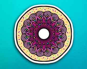 Donut Sticker (WATERPROOF)