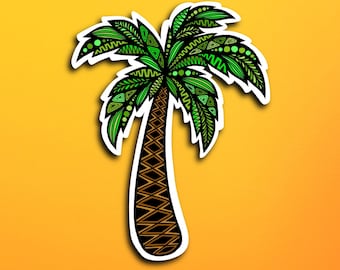 Palm Tree Sticker (WATERPROOF)