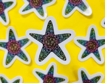 Mini Starfish Sticker (WATERPROOF)