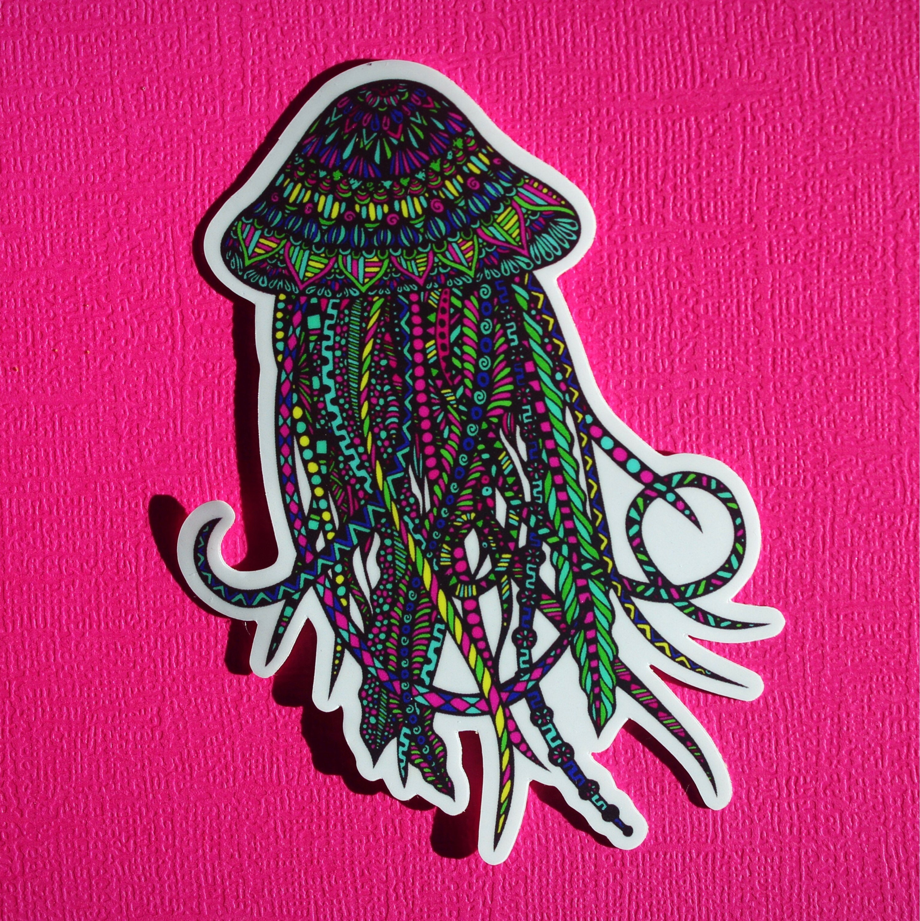 Jellyfish Sticker (WATERPROOF)