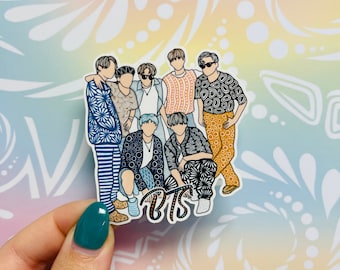 Misprinted BTS Sticker (WATERPROOF)