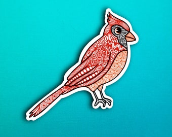 Cardinal Sticker (WATERPROOF)