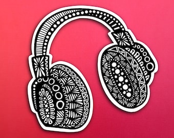 Headphones Sticker (WATERPROOF)