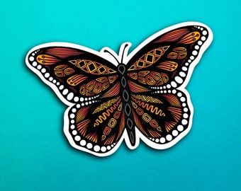 Monarch Butterfly Sticker (WATERPROOF)