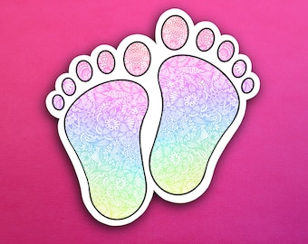 Baby Feet Sticker (WATERPROOF)