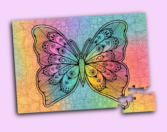 Rainbow Butterfly Puzzle