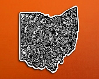 Ohio Sticker (WATERPROOF)