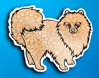 Pomeranian Dog Sticker (WATERPROOF)