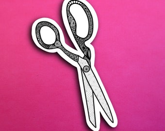 Scissors Sticker (WATERPROOF)