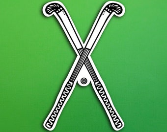 Field Hockey Sticker (WATERPROOF)