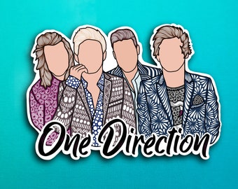 One Direction Sticker (WATERPROOF)