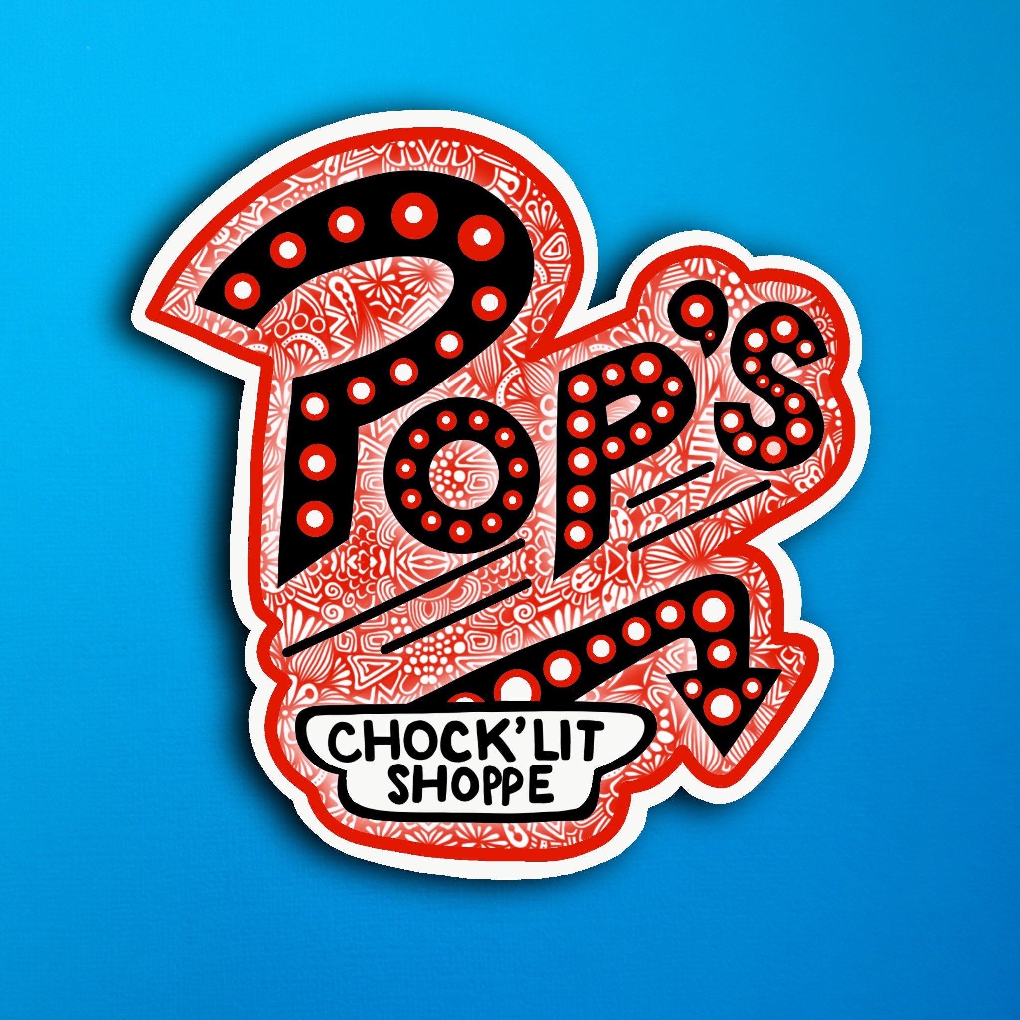 Pops Diner Sticker (WATERPROOF)