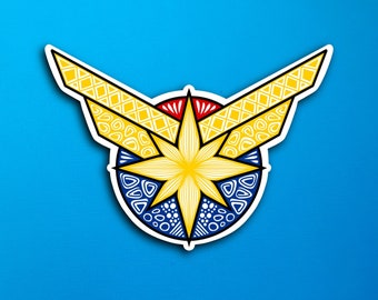 Captain Marvel Sticker (WATERPROOF)