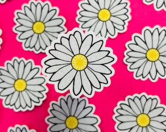 Mini Daisy Sticker (WATERPROOF)