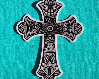 Cross Sticker (WATERPROOF)