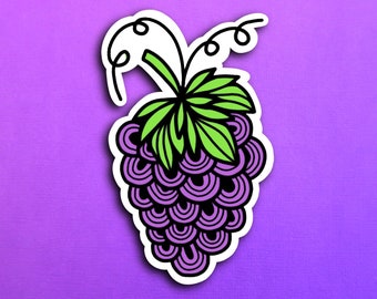 Grapes Sticker (WATERPROOF)