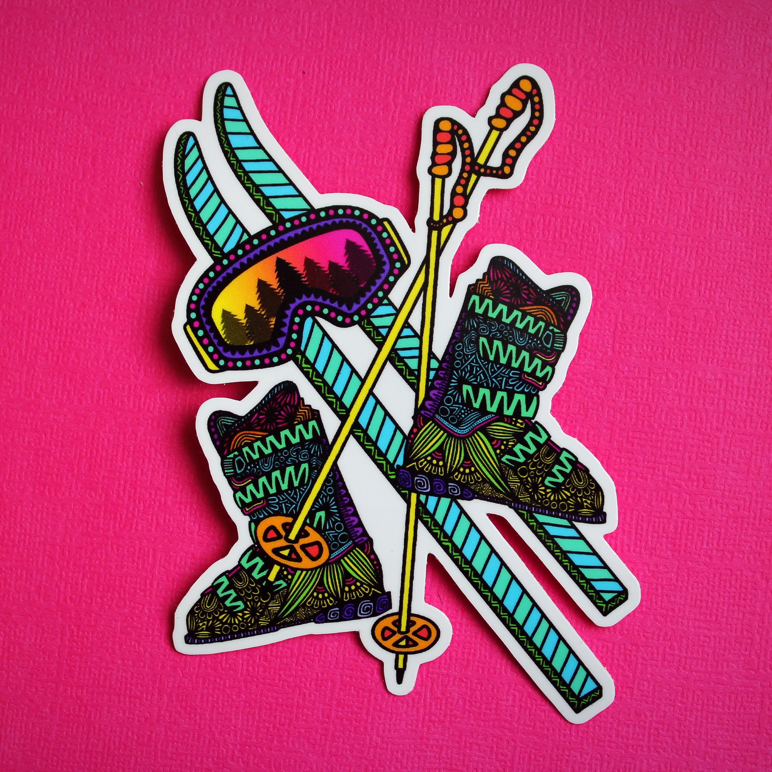 Ski Sticker (WATERPROOF)