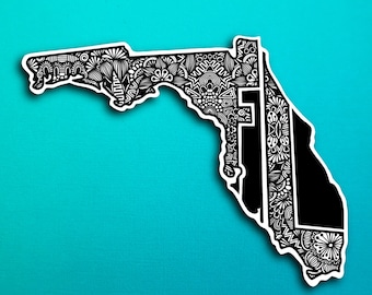 State Florida Sticker (WATERPROOF)