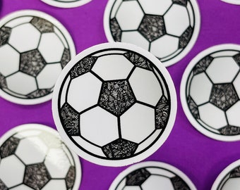 Mini Soccer Sticker (WATERPROOF)