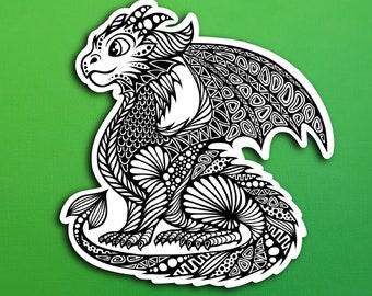 Slate the Dragon Sticker (WATERPROOF)